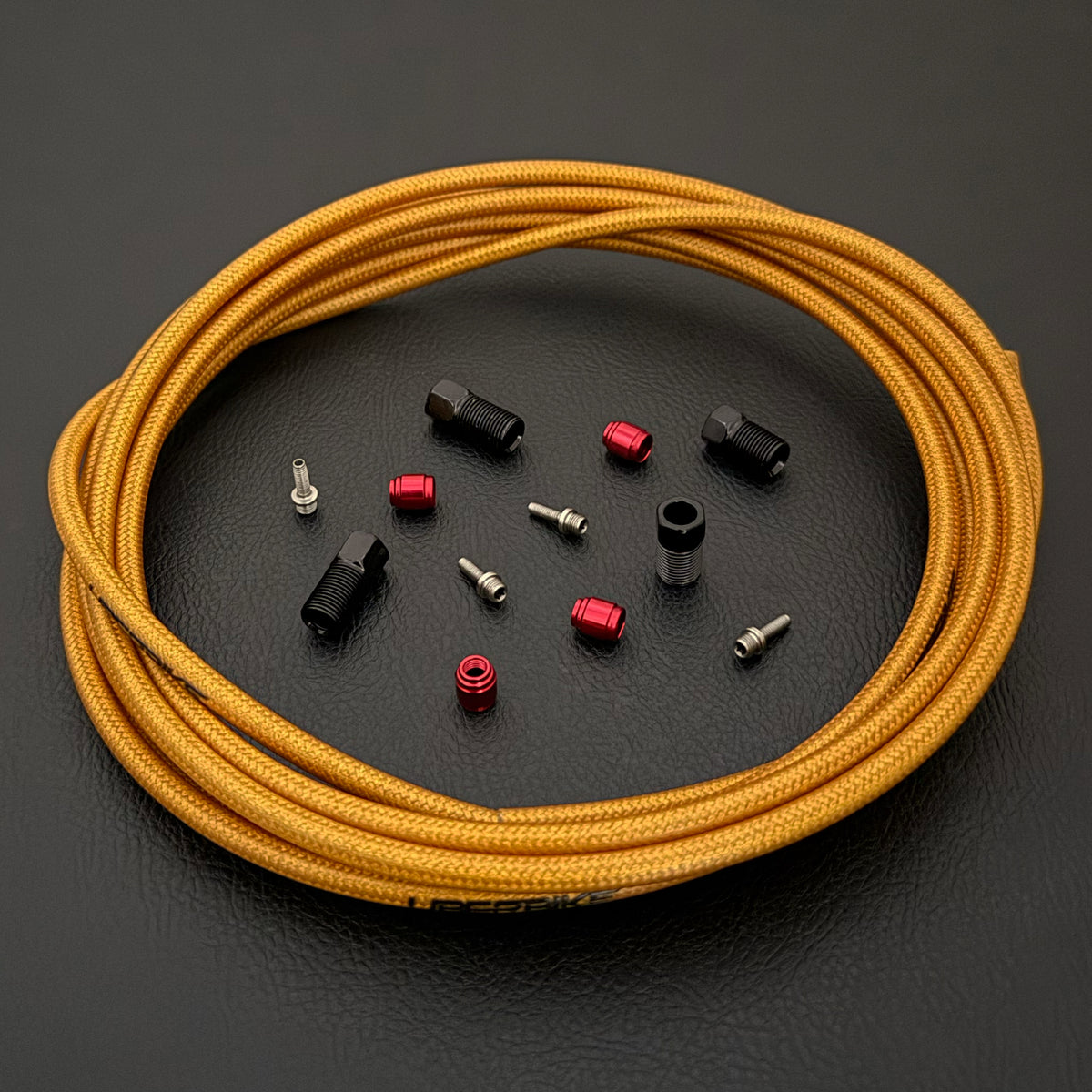 SRAM Code Stealth Bronze (2023+) / APEX D1 (2023+) Compatible Hydraulic Brake Hose Kit Kevlar Braid