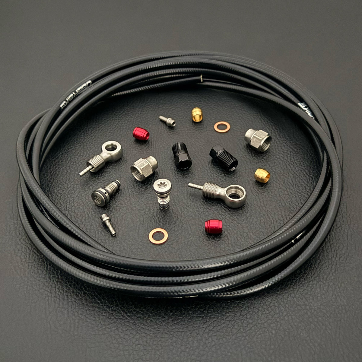 SRAM Code Stealth Ultimate / Silver / Bronze Compatible Hydraulic Kevlar Brake Hose Kit