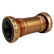 Bicycle SRAM DUB bottom bracket with bronze design on a white background