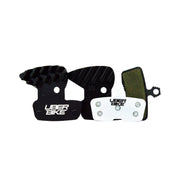 sram motive ultimate finned race matrix brake pads with Uberbike branding on a white background