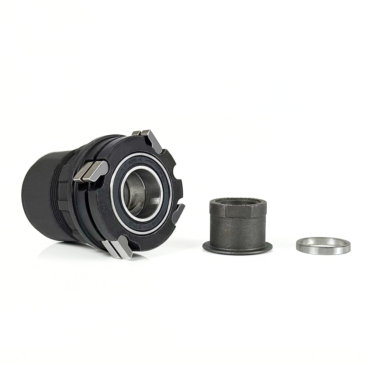 4 pawl SRAM XD electric bicycle freehub on a white background