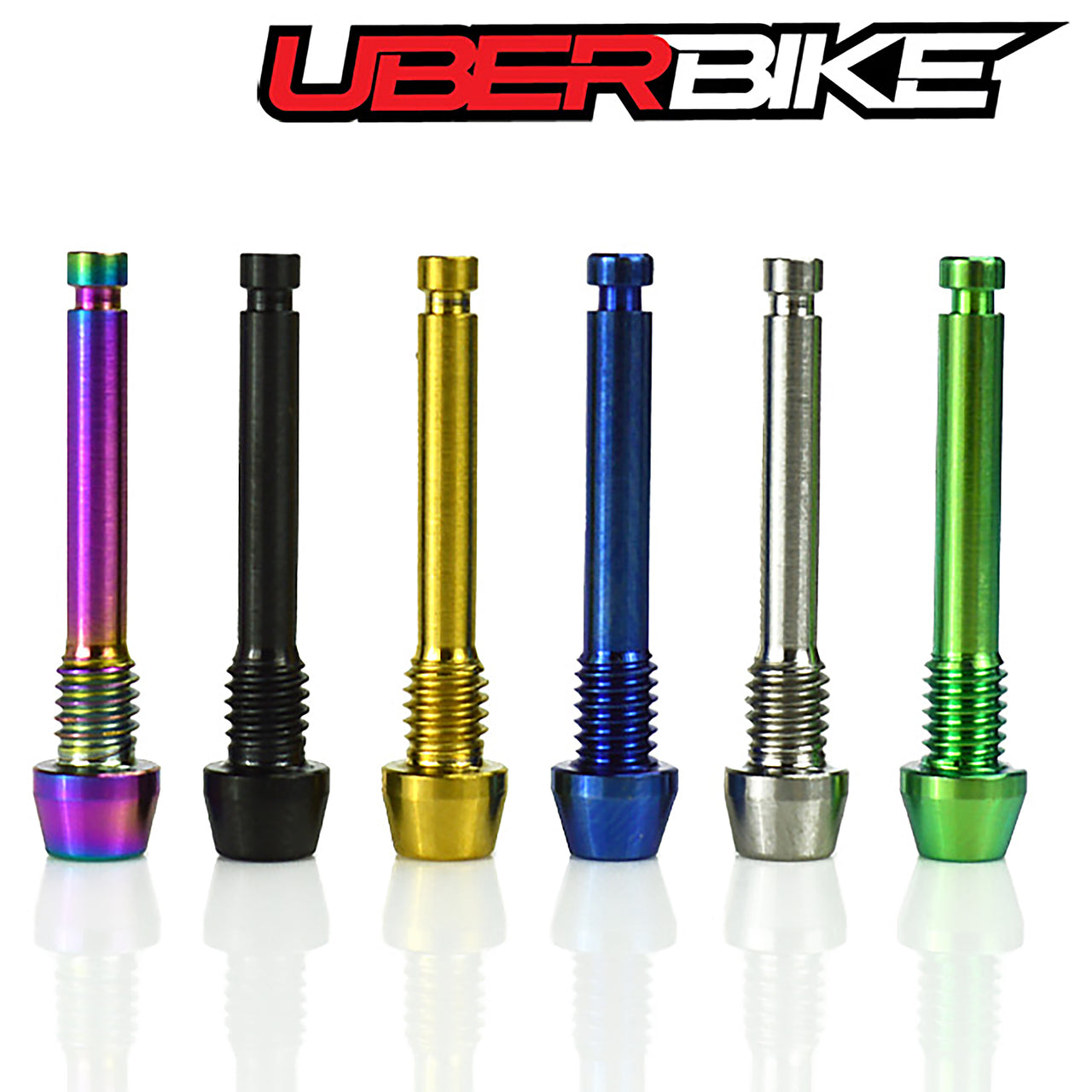 Uberbike SRAM / Avid Titanium Pad Retaining Pin Kit - Colour Options