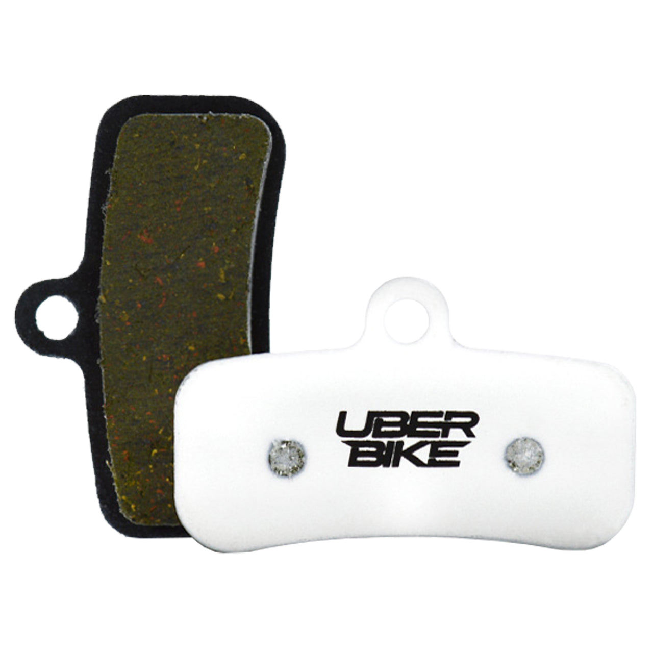 Race Matrix brake pads with 'Uber Bike' branding on a white background.