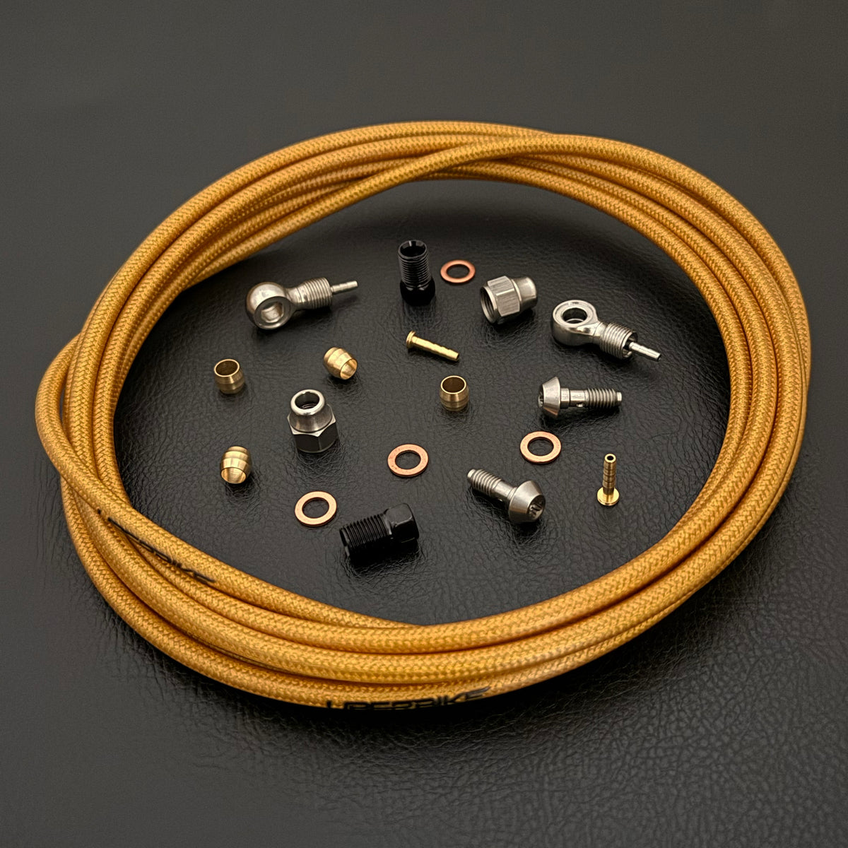 Shigura MT A2 Compatible Hydraulic Kevlar Braid Brake Hose Kit