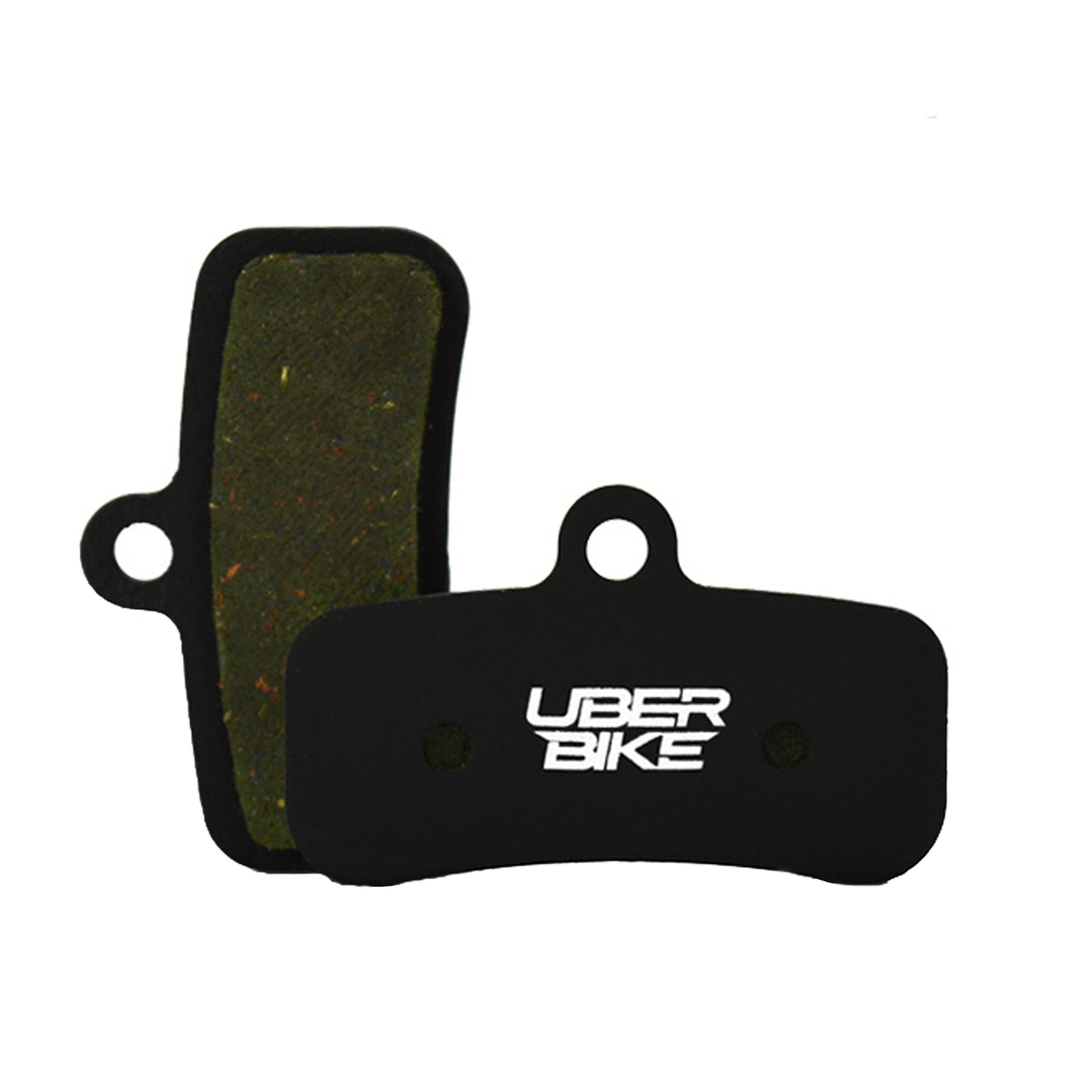 Shimano MT620 replaceable brake pads on a white background
