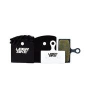 shimano xtr m985 finned race matrix brake pads with Uberbike branding on a white background
