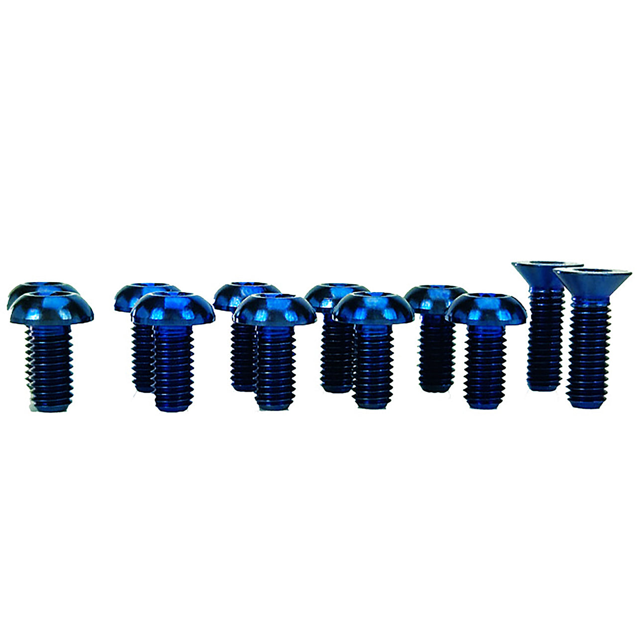 Uberbike 12 Piece Titanium Rotor Bolt Upgrade Kit for Specialized Levo / Kenevo Using Speed Sensor Magnet - Colour Options