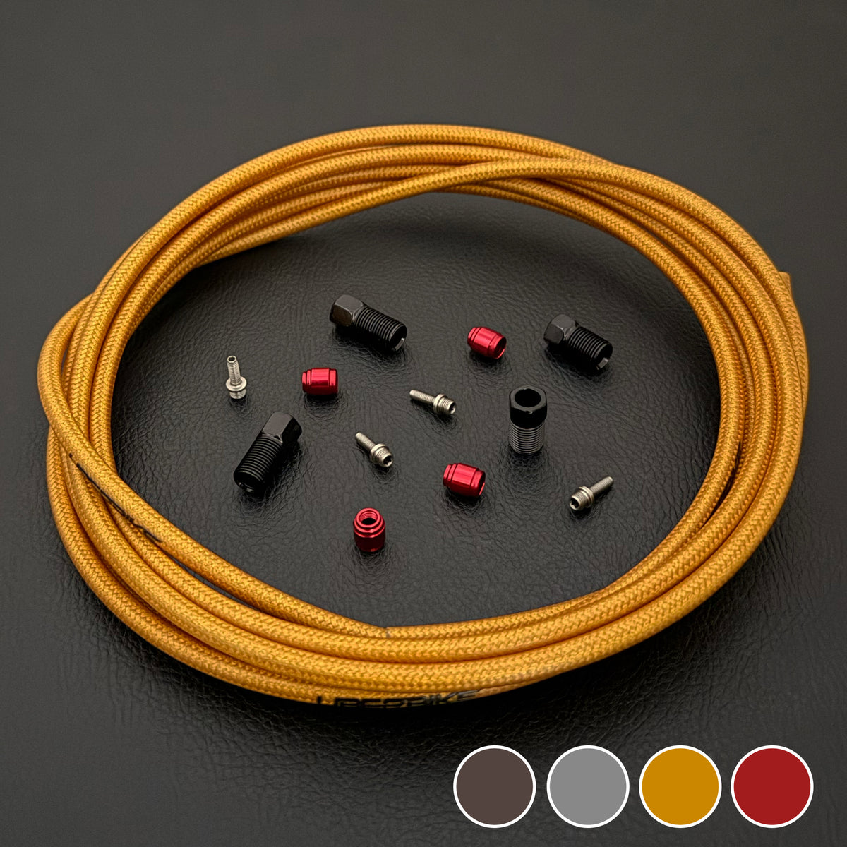 SRAM Code Compatible Hydraulic Brake Hose Kit Kevlar Braid