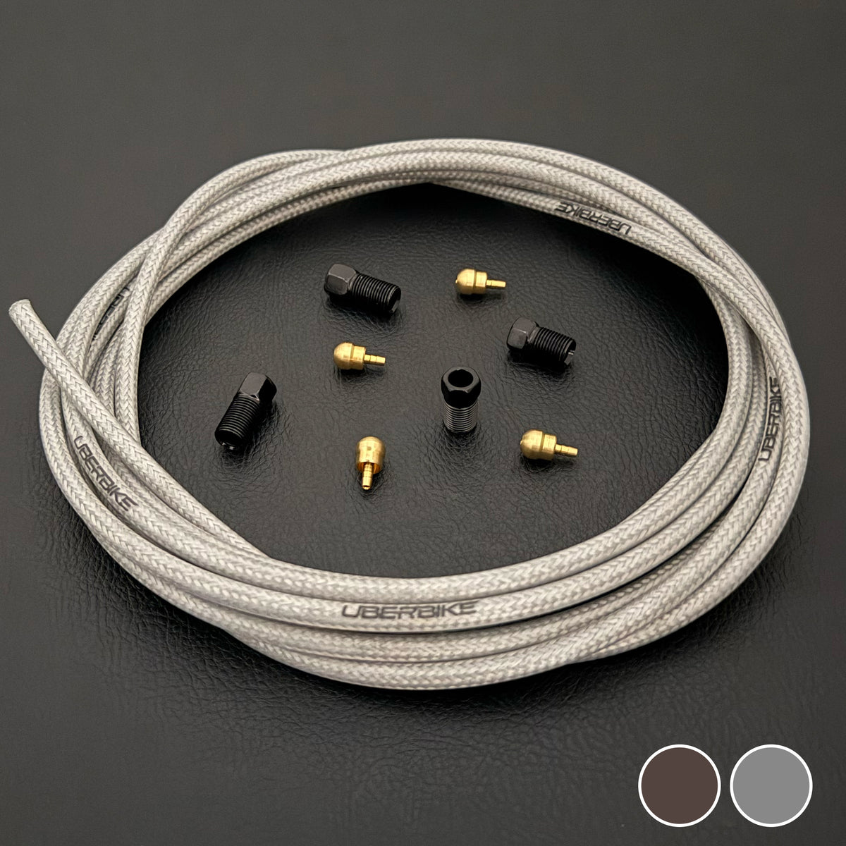 SRAM Elixir 1/3 Compatible Hydraulic Brake Hose Kit Stainless Steel Braid