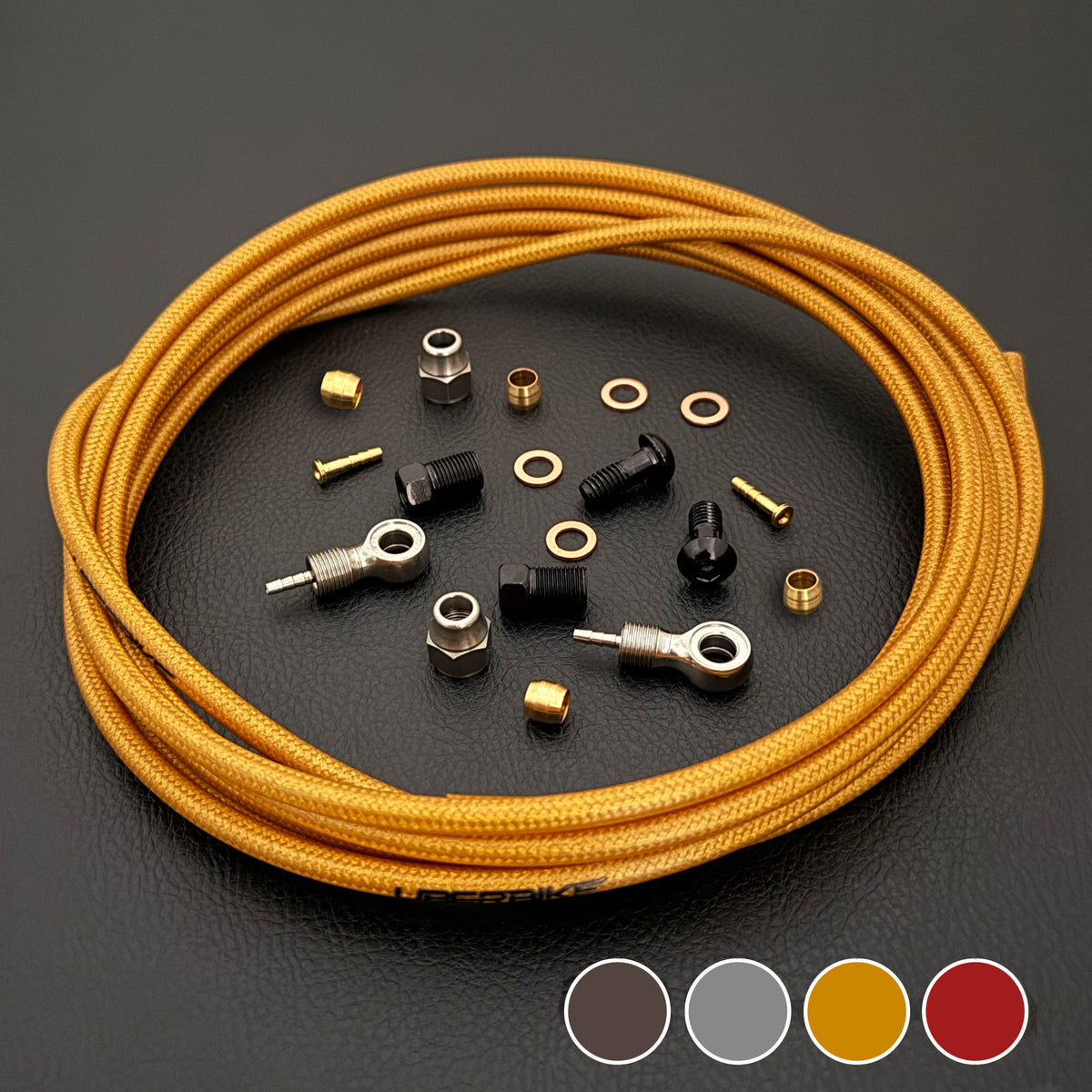 TRP DH-R Evo / Trail Evo Compatible Hydraulic Kevlar Braid Brake Hose Kit