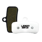 TRP Slate T4 race matrix brake pads on a white background. 