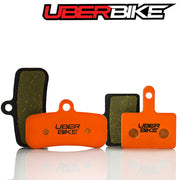 Uberbike brake pads on a white background with Uberbike branding.