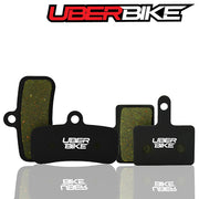 Uberbike brake pads on a white background with Uberbike branding.