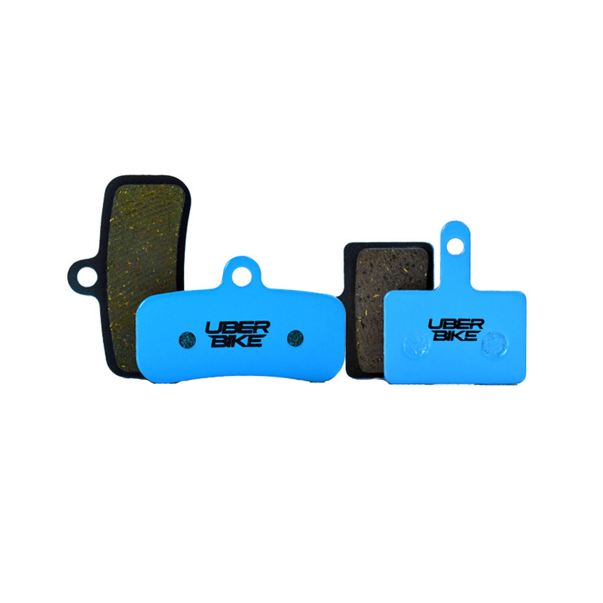 tketro orion 4+2p ematrix brake pads with Uberbike branding on a white background