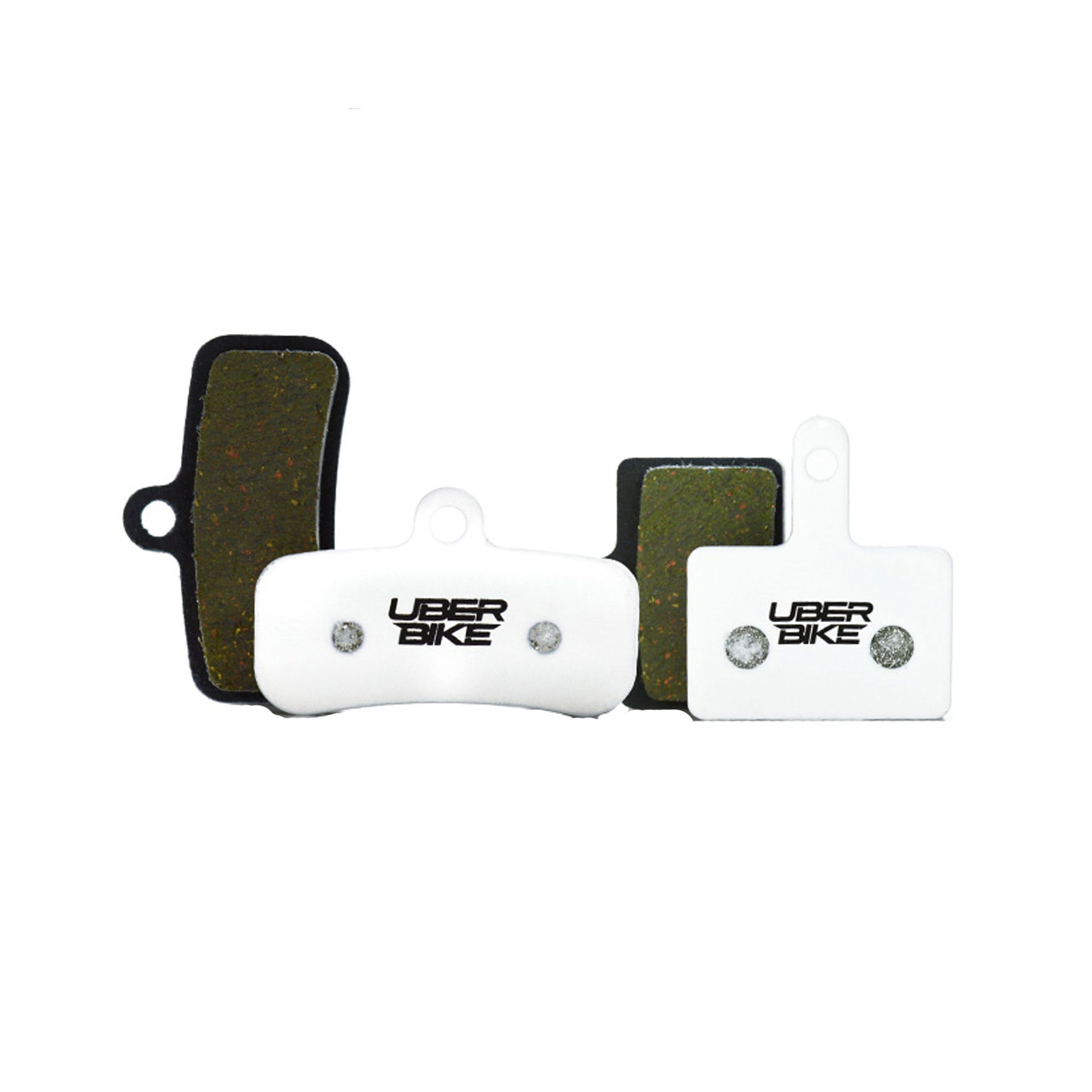 tketro orion 4+2p race matrix brake pads with Uberbike branding on a white background