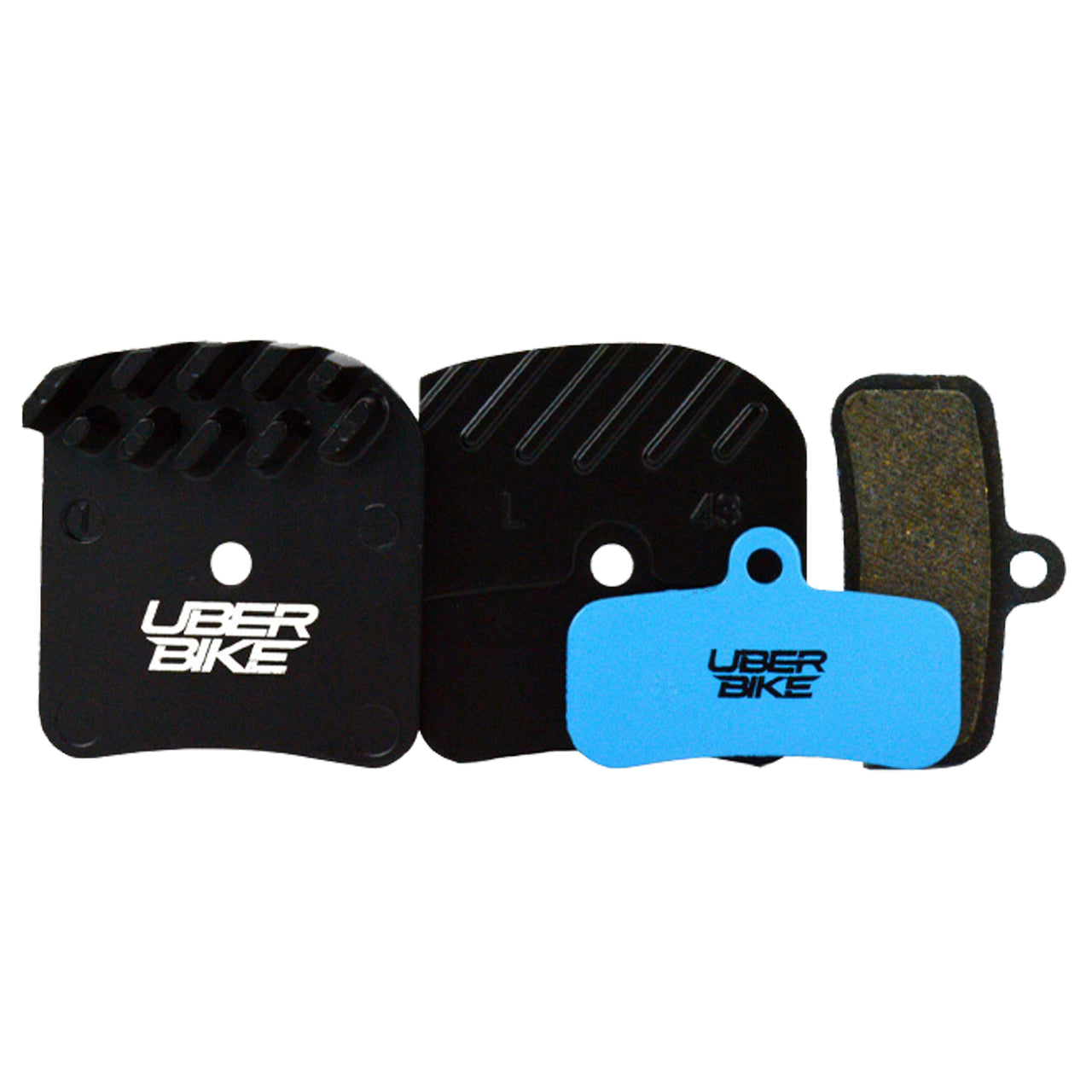 Uberbike MTB/eBike Finned Shimano MT520 MT420 N03A N04C H03A H03C 4 Piston Pads