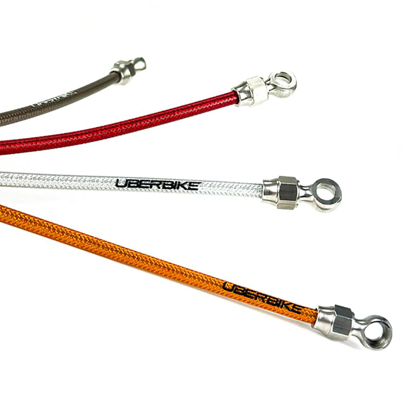 Uberbike Magura Compatible Hydraulic MTB / Road Bike Kevlar Braid Brake Hose Kit - Colour Options