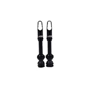 two black valves on a white background