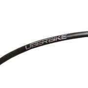 black replacement gear cable with Uberbike branding on a white background 