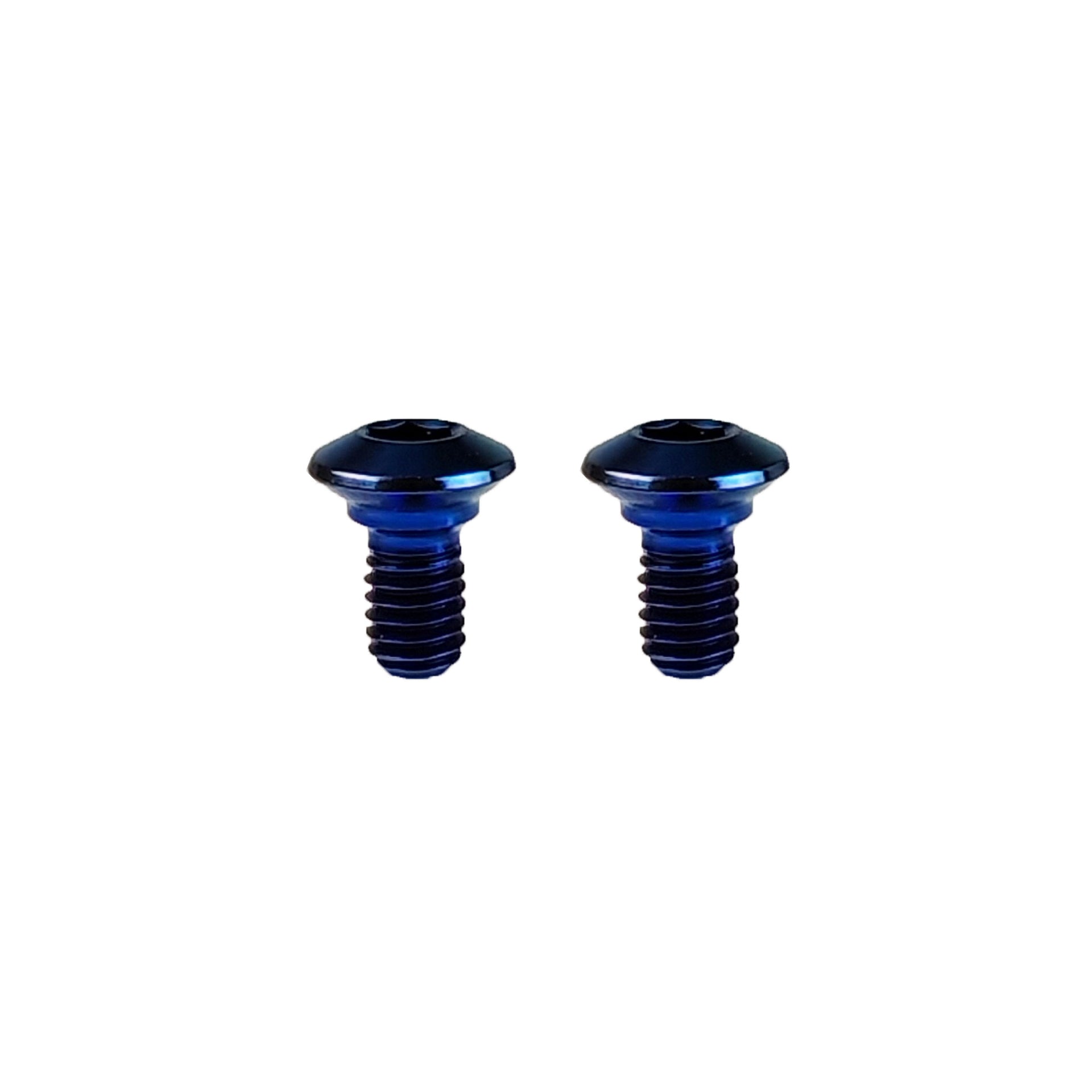 Blue Shifter bolts on a white background