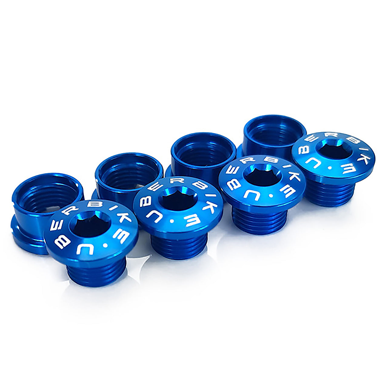 Uberbike 7075 Alloy Chainring Bolt Kit - 4 Pack for 1X