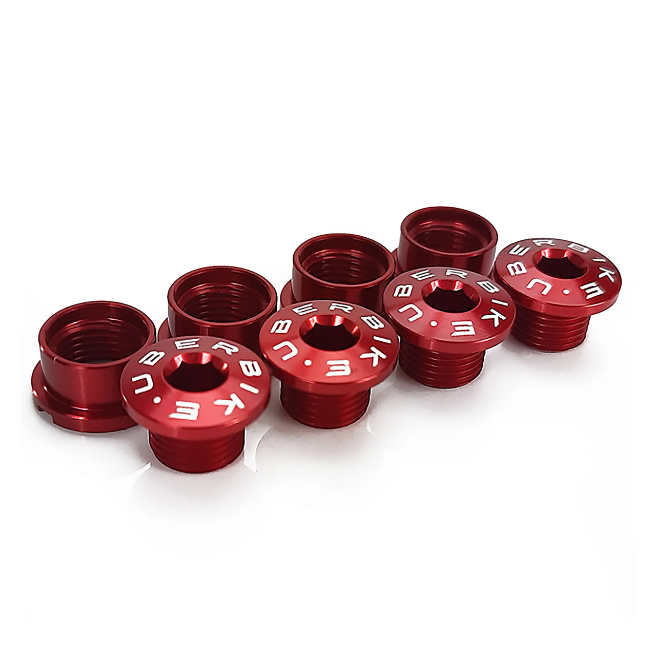 Uberbike 7075 Alloy Chainring Bolt Kit - 4 Pack for 1X