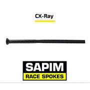 SAPIM CX-Ray bicycle spoke on a white background with brand logo