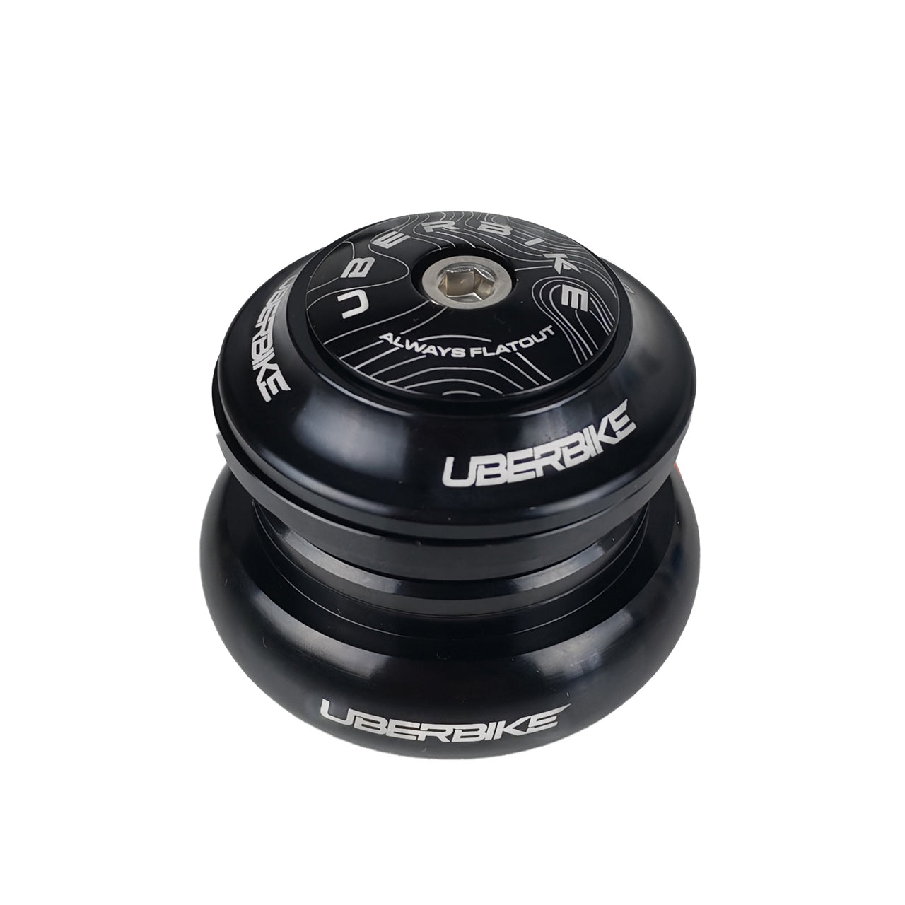 black external cup headset with Uberbike branding on a white background