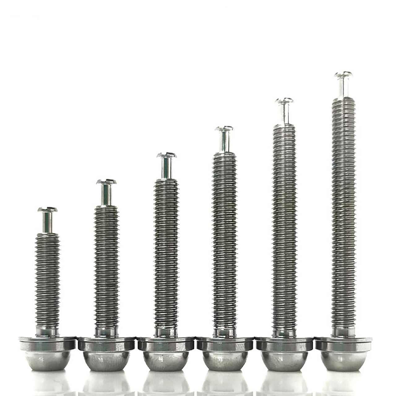 Flatmount Caliper to Flatmount Frame Shimano Compatible Upgrade Bolts - Raw Polished