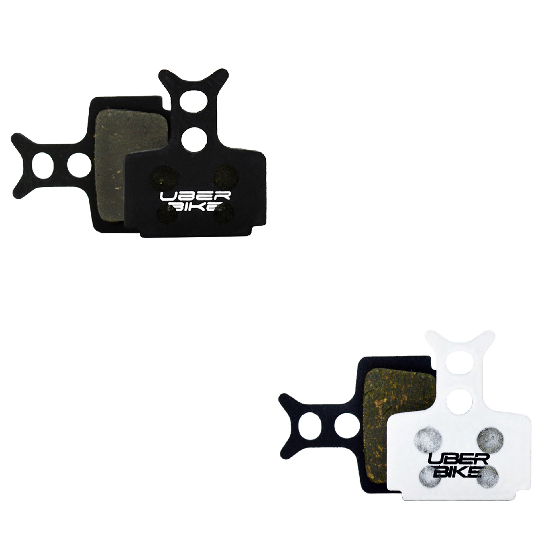 Formula Cura x brake pads with Uberbike branding on a white background