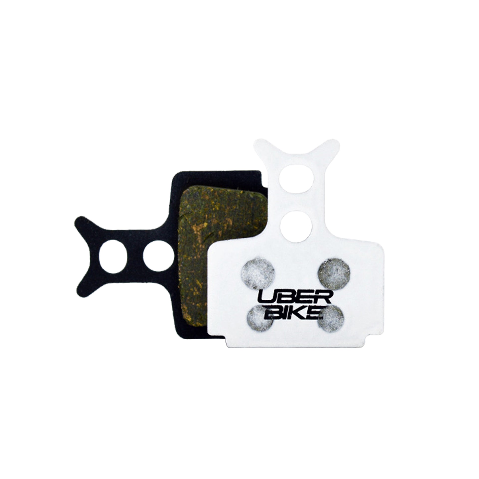 Formula Cura x race matrix brake pads with Uberbike branding on a white background