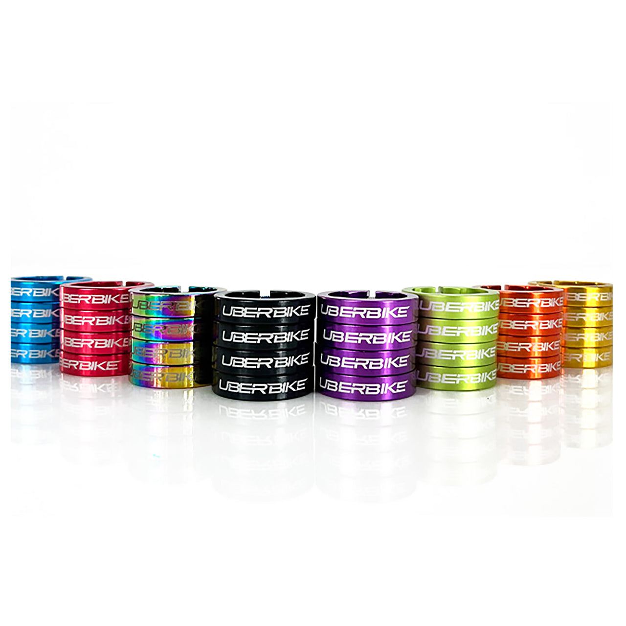 Uberbike Replacement Alloy Lock On Collars for Lock On Grips