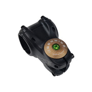 bronze headset top cap with a green bolt with uberbike branding on a white background