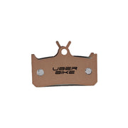 hope mono m4 sintered finned brake pad inserts on a white background 