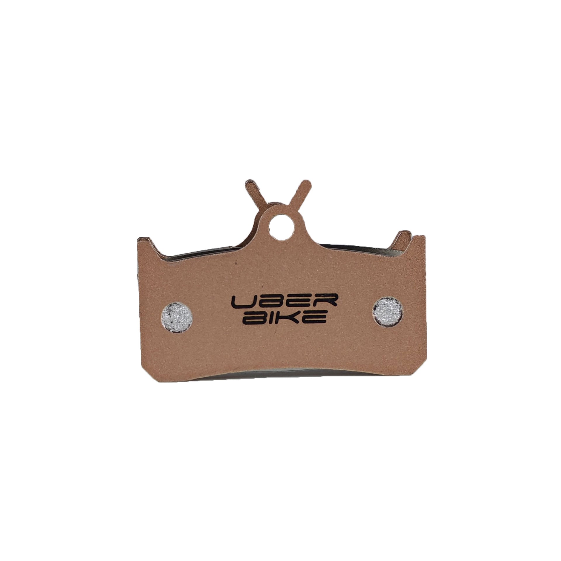 hope mono m4 sintered finned brake pad inserts on a white background 