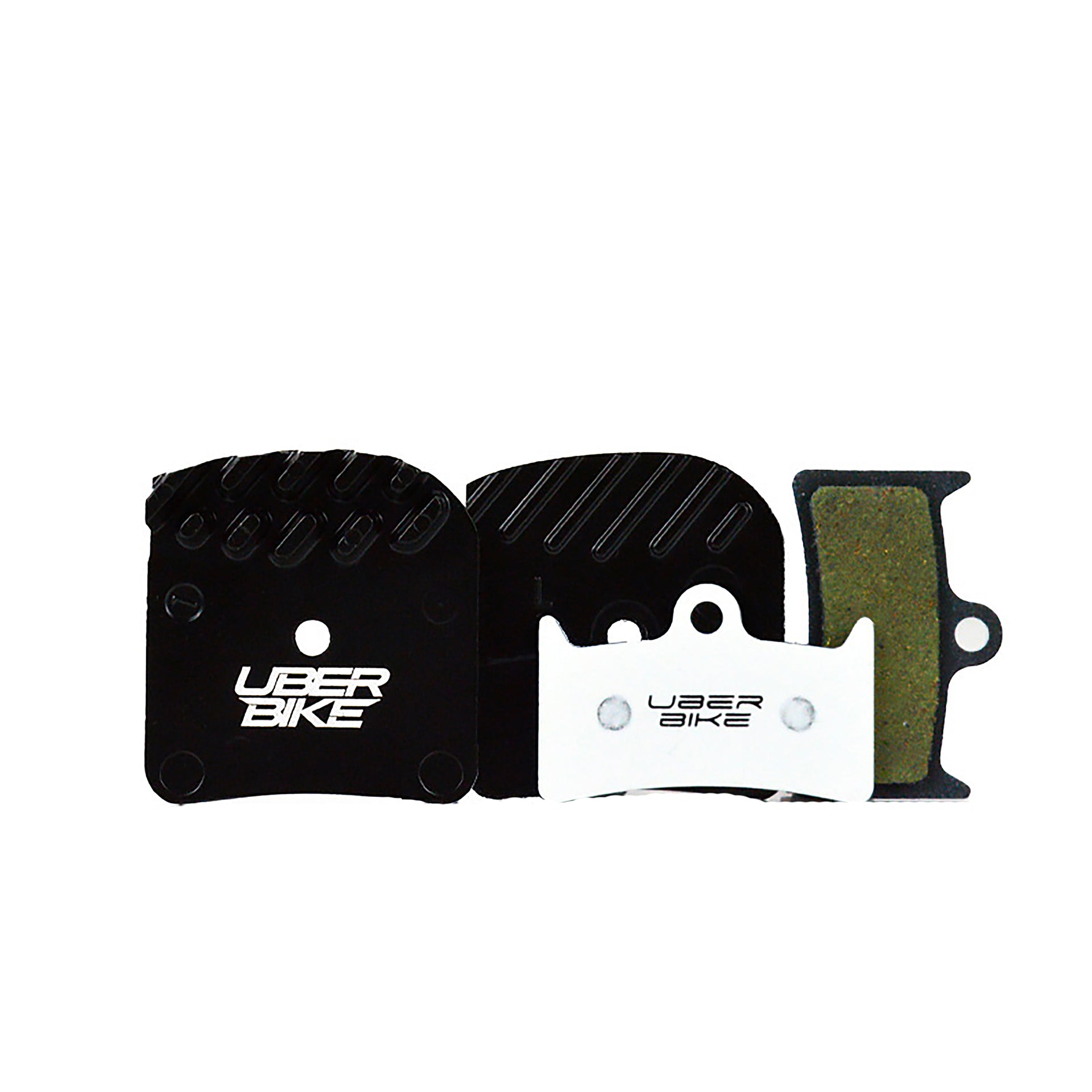 hope v4 finned race matrix brake pads with Uberbike branding on a white background