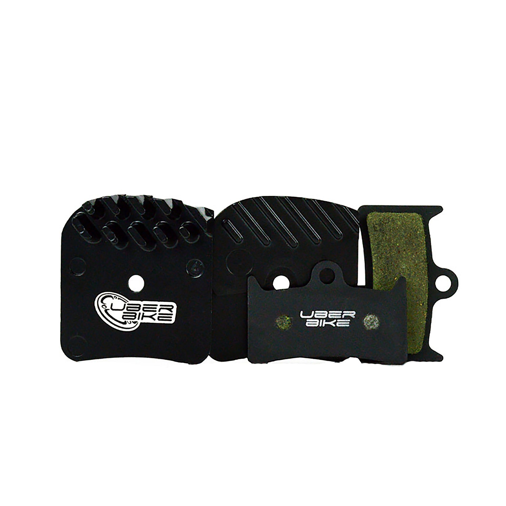 hope v4 finned semi metallic brake pads with Uberbike branding on a white background