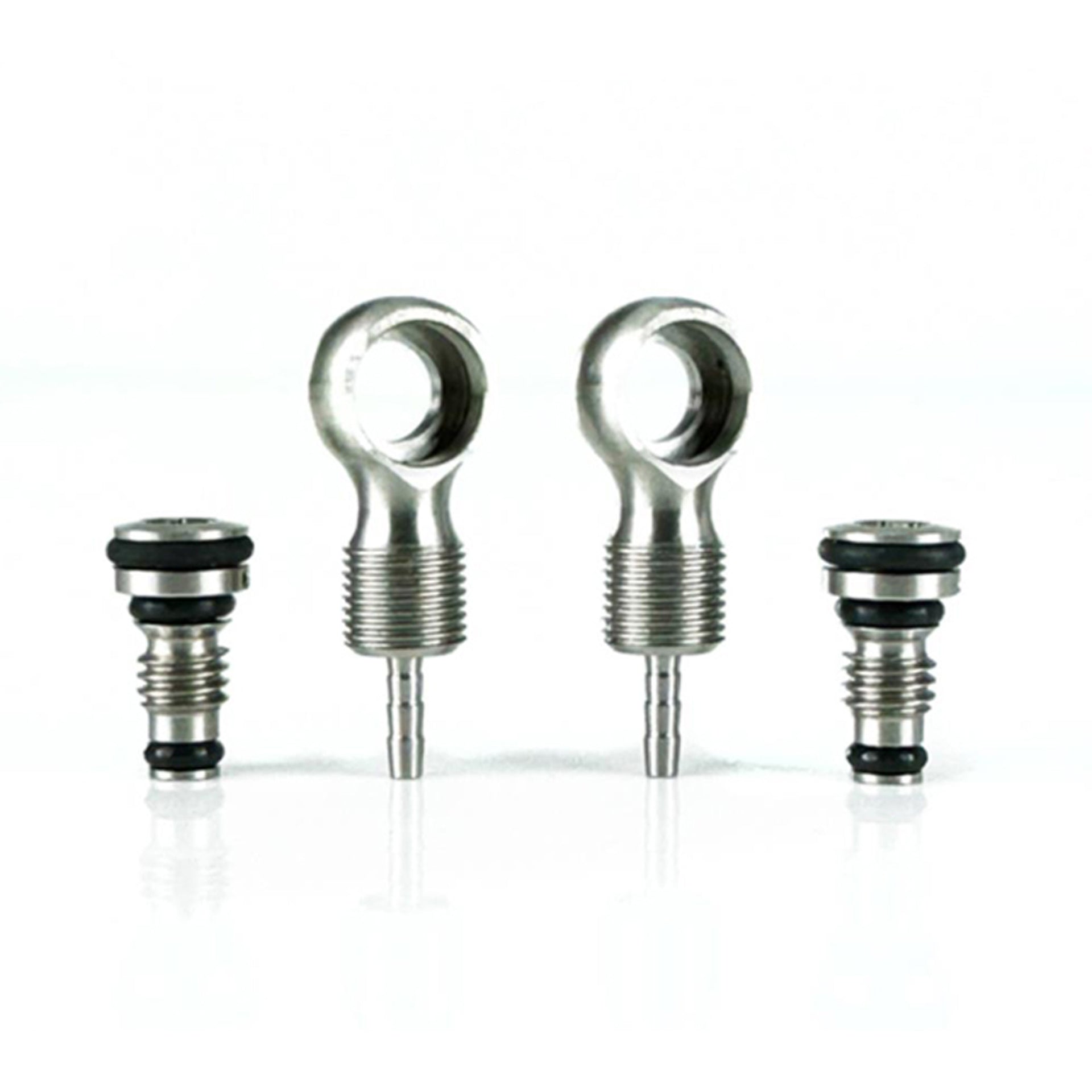 sram banjo bolt for hydraulic brake hose on a white background