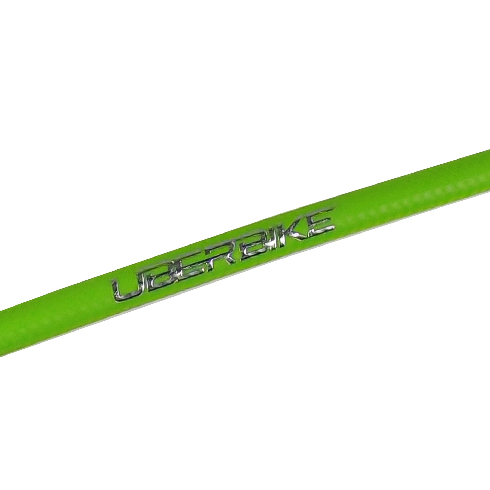 magura green kevlar hydraulic brake hose for aluminium fitting kit with Uberbike branding on a white background