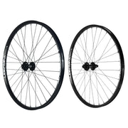 Two mtb wheels of different sizes with Uberbike branding on a white background