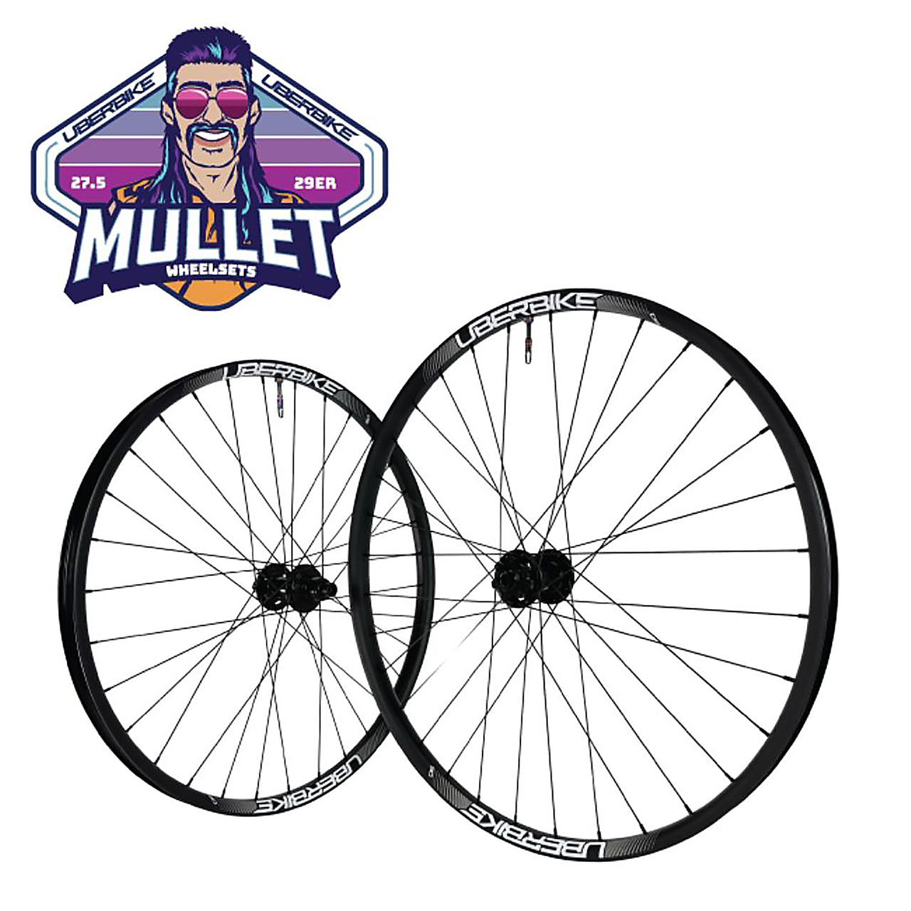 Uberbike Mullet 30 Enduro Boost Wheelset