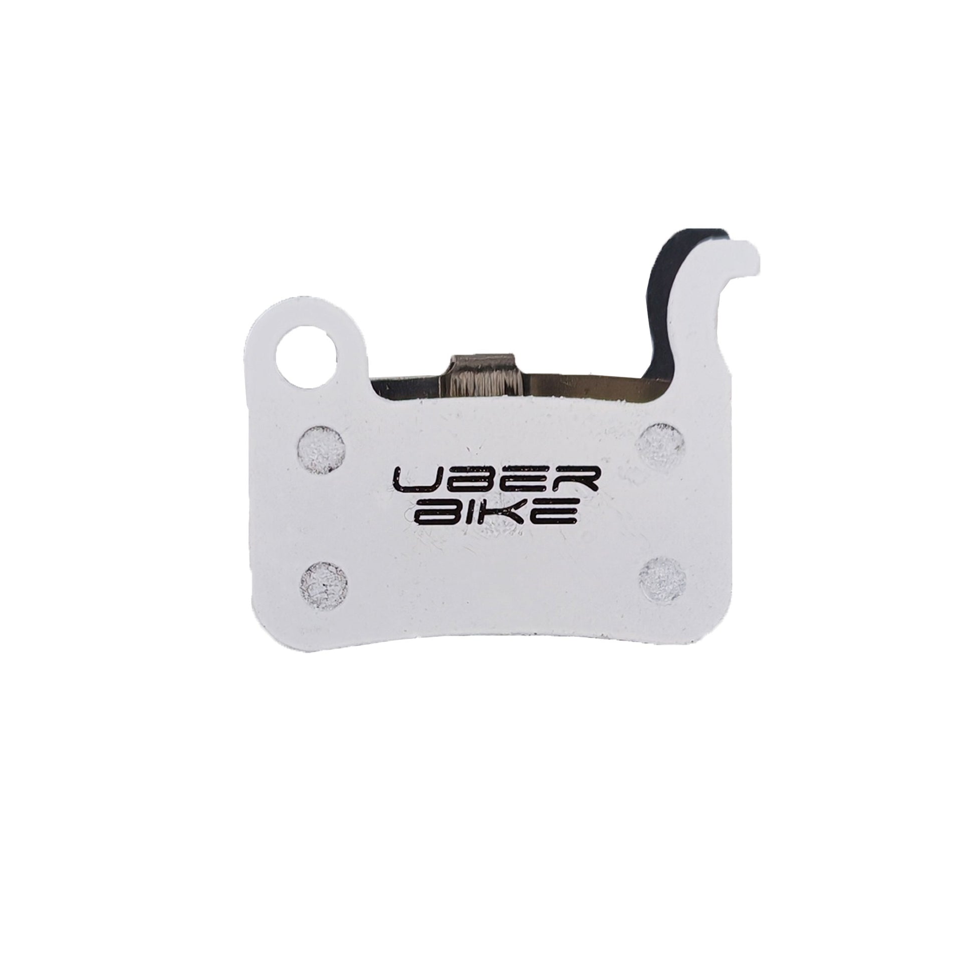 Old XTR shimano race matrix finned brake pad inserts on a white background 