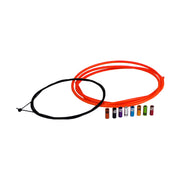 orange gear cable kit with different coloured sealed ferrules on a white background