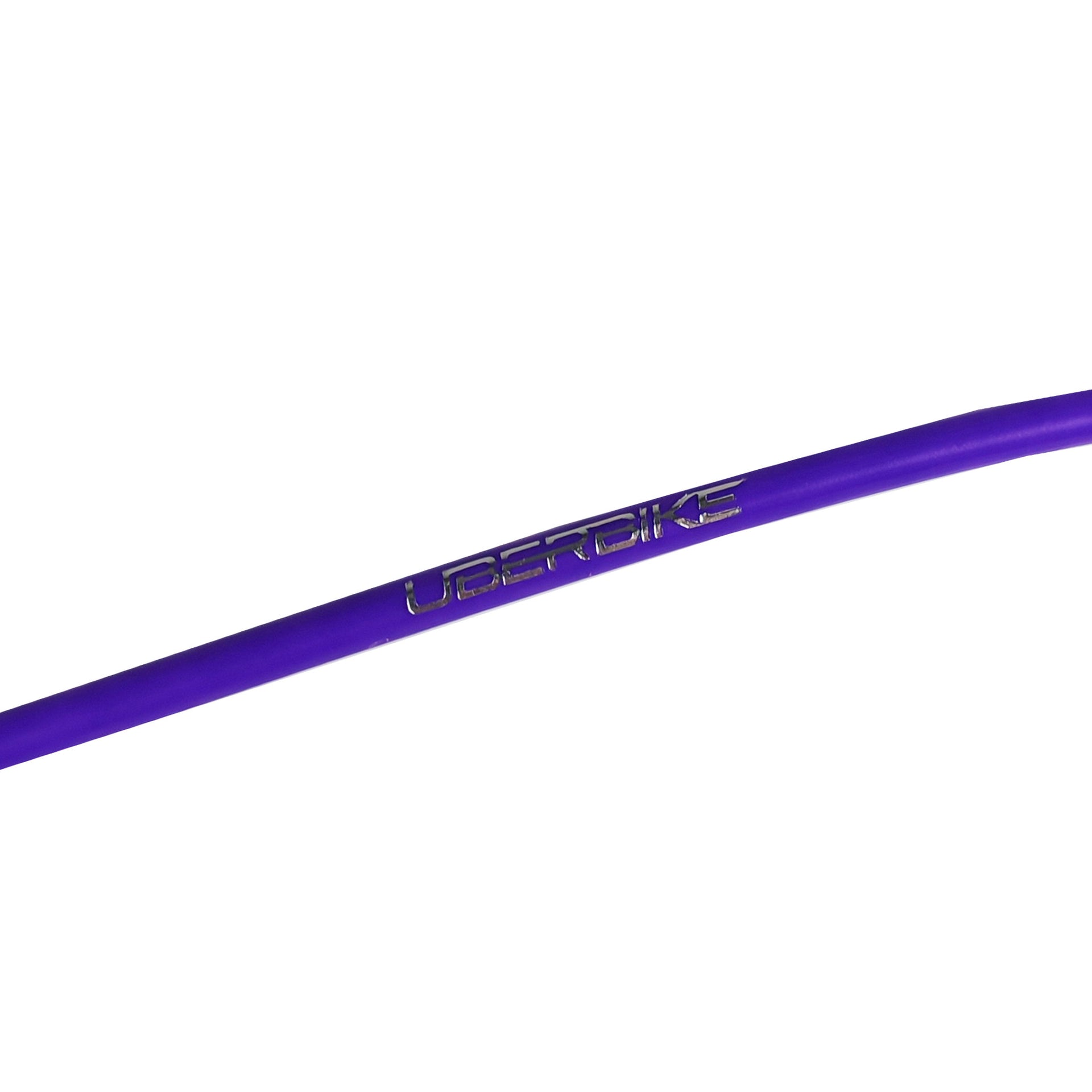purple replacement gear cable with Uberbike branding on a white background 