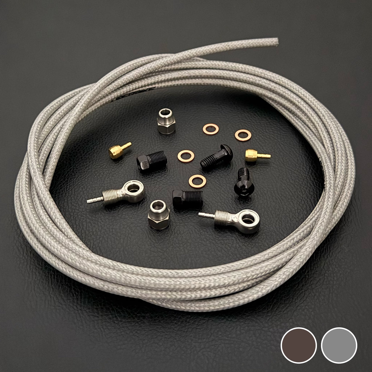 Shimano XTR Compatible Hydraulic Stainless Steel Braid Brake Hose Kit