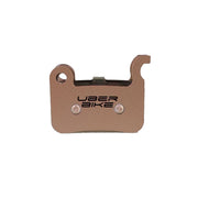 shimano saint m800 sintered finned brake pad inserts on a white background 