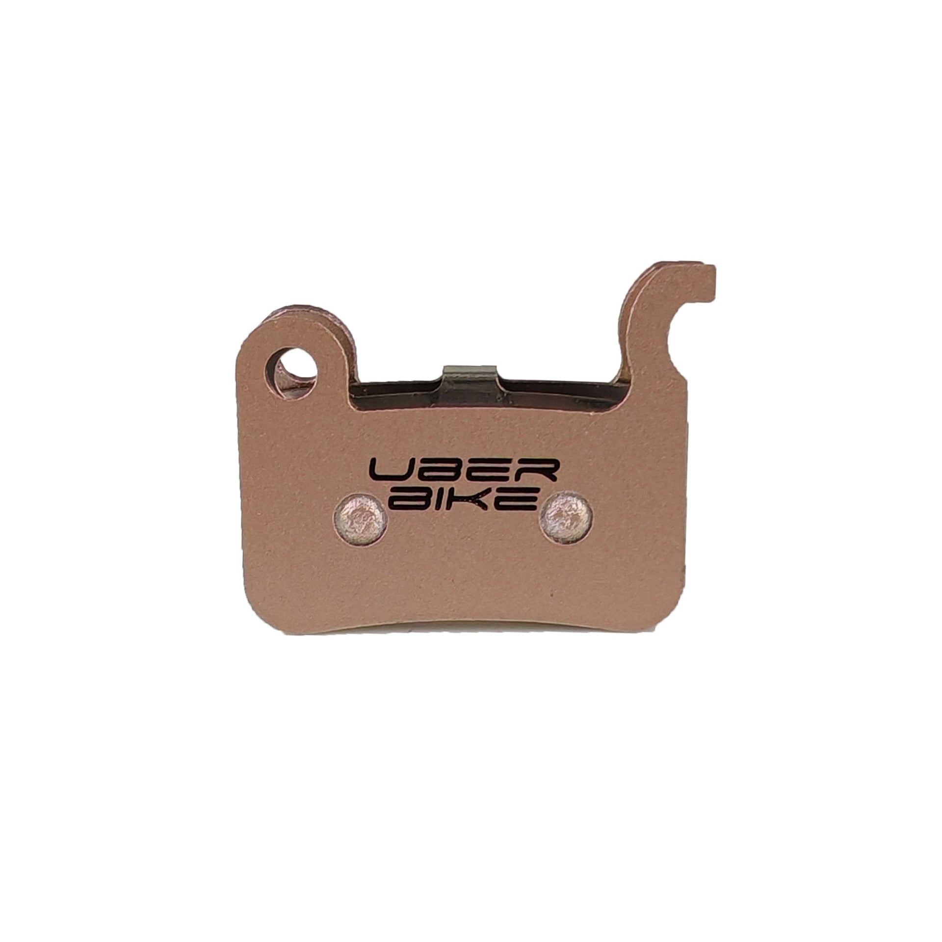 shimano saint m800 sintered finned brake pad inserts on a white background 