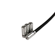 silver Uberbike branded gear ferrules on a white background