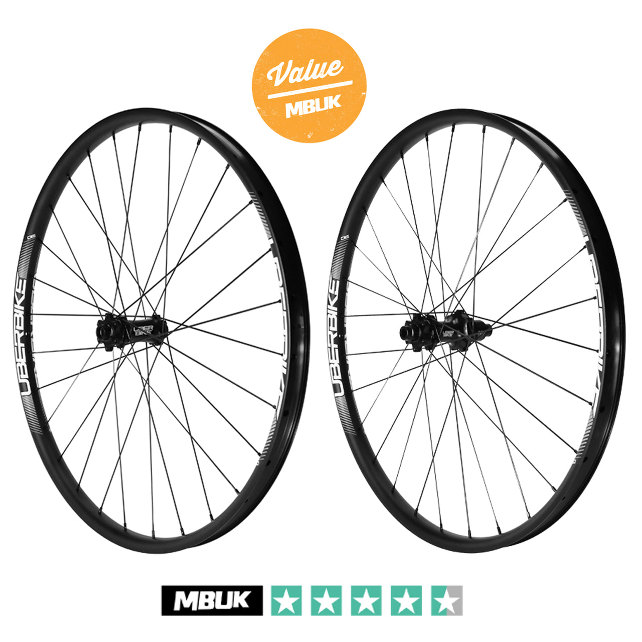 Uberbike Enduro 30 Straight Pull MTB 27.5" Boost Wheelset