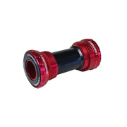 red sram gxp ceramic bottom bracket with uberbike branding on a white background